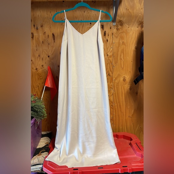 A NEW DAY | Slip Dress in Taupe - Picture 2 of 6